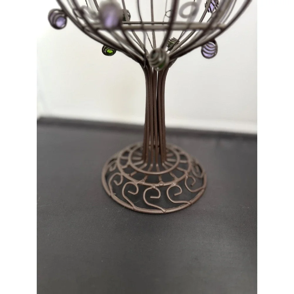 Cork Cage Wine Glass shape Metal Art‎ Sculpture cork holder with Lid Home Decor